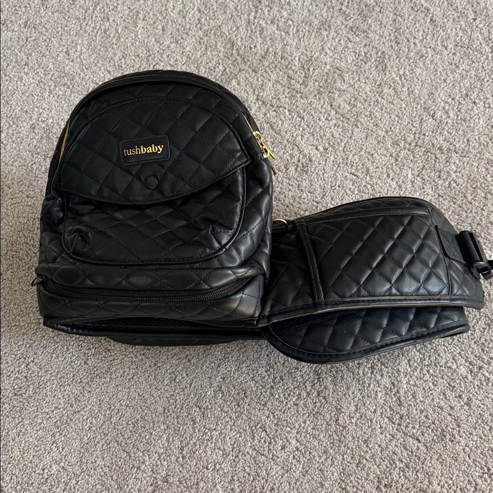 Tush Baby quilted black